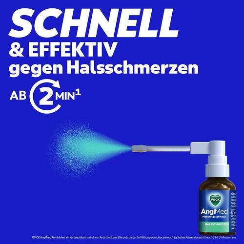 WICK Angimed Mentholgeschmack 2mg / ml + 0,5mg / ml Spr. - 2