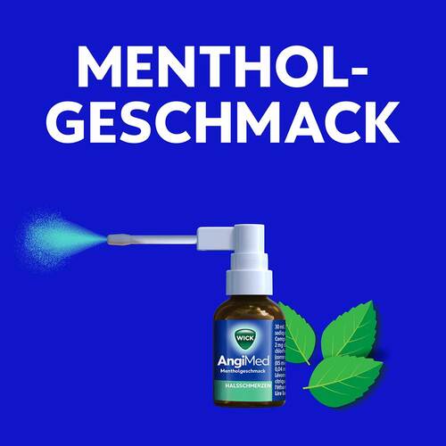 WICK Angimed Mentholgeschmack 2mg / ml + 0,5mg / ml Spr. - 4