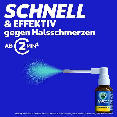 WICK Angimed Zitronengeschm.2mg / ml + 0,5mg / ml Spr. - 2