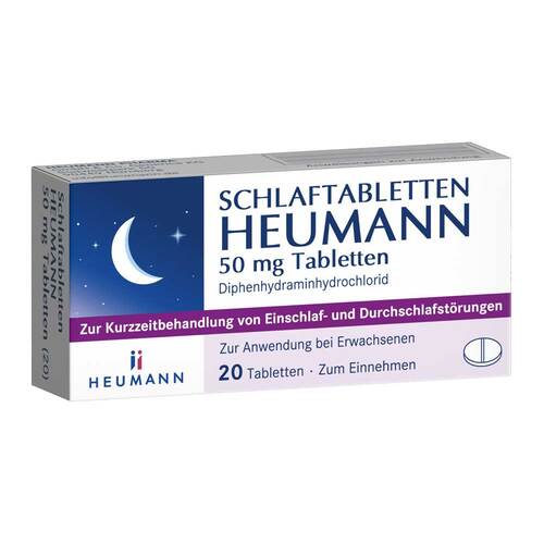 Schlaftabletten HEUMANN 50 mg Tabletten - 1