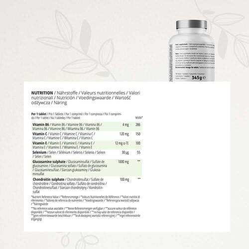 Cyb Knochen & Knorpel Komplex Selen + Vit.B6 + C Tabletten  - 2