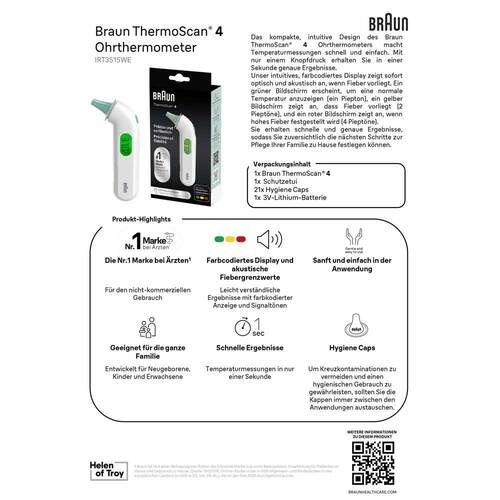 Braun Thermoscan 4 Ohrthermometer - 6