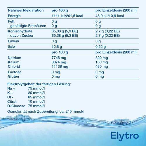 Elytro Pulver zur Herstellung e.L&ouml;sung zum Einnehmen - 8