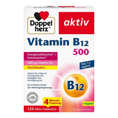 Doppelherz Vitamin B12 500 Tabletten - 1