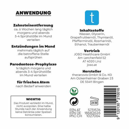 Theranovis oral Zahnstein Spray - 2