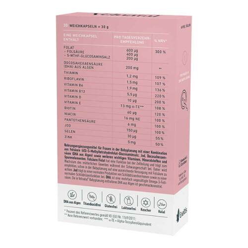 Velnatal Babyplanung Weichkapseln - 2