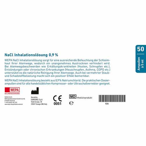 Wepa Inhalationsl&ouml;sung Nacl 0,9% - 6