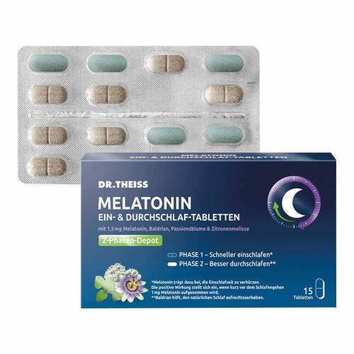 Dr. Theiss Melatonin Ein- &amp; Durchschlaf-Tabletten - 1