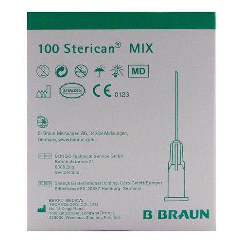 Sterican Mix EinmalKan&uuml;le18 G 40 mm halbstumpf - 2