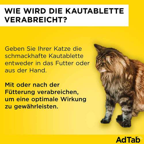 AdTab™ Kautabletten f&uuml;r Katzen 48 mg &uuml;ber 2 bis 8 kg - 5