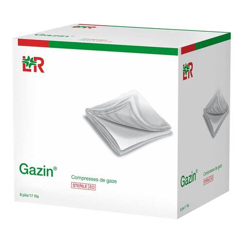 Gazin Mullkomp.10x10 cm steril 8fach - 1