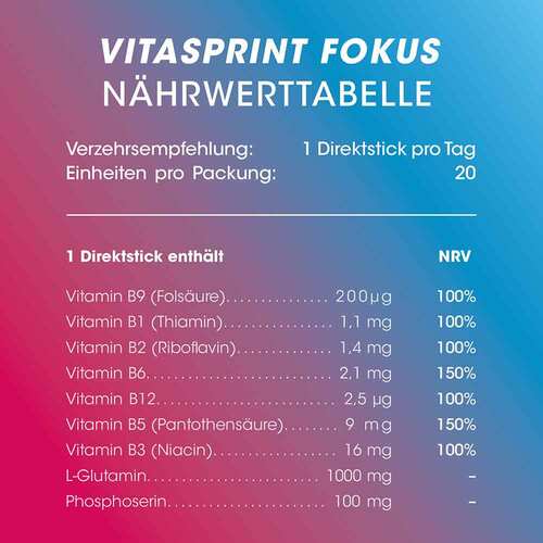 Vitasprint Fokus Direktsticks - 7