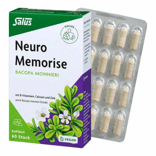Neuro Memorise Bacopa monnieri Salus Kapseln - 1