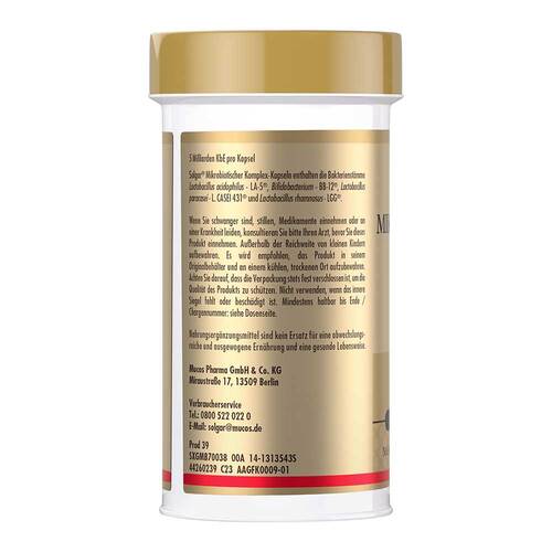 Solgar Mikrobiotischer Komplex Kapseln - 3