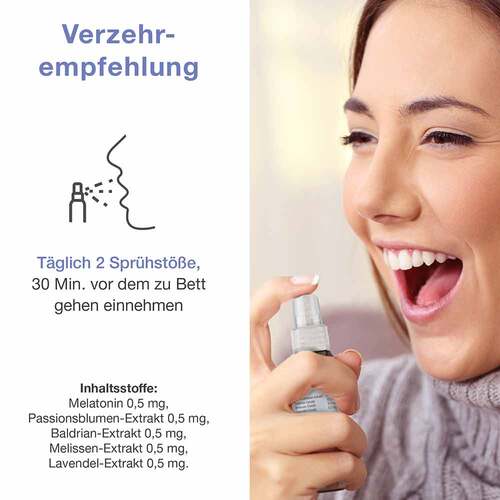 Melavent Plus Spray Melatonin Baldrian Lavendel - 7