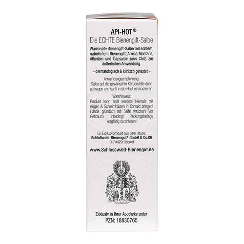 Api-Hot die Echte Bienengift-Salbe W&auml;rmend - 4