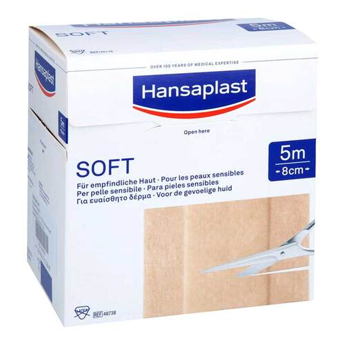 Hansaplast Soft Pflaster 8 cmx5 m Rolle - 1