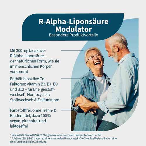 R-Alpha-Lipons&auml;ure 300 + B12 + Fols&auml;ure + Biotin Kapseln - 2