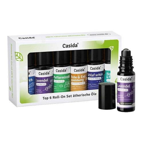 Roll-ON Set Top 6 &auml;therische &Ouml;le - 1
