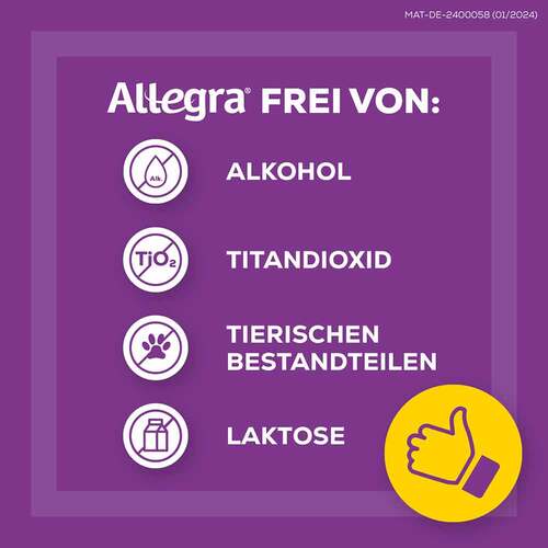 Allegra® Allergietabletten mit Bilastin Schmelztabletten - 3