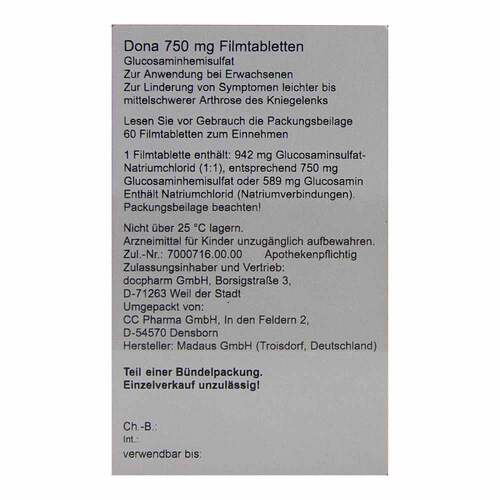 Dona 750 mg Filmtabletten - 2