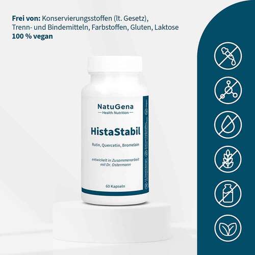 Histastabil Rutin Quercetin Bromelain vegan Kapseln  - 3