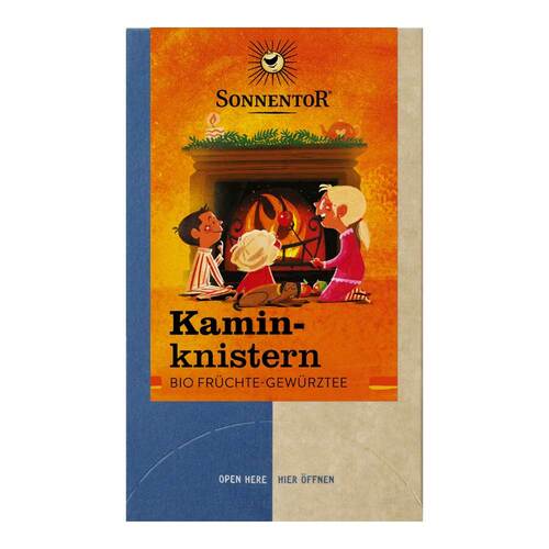 Sonnentor Kaminknistern Fr&uuml;chtetee Bio Filterbeutel  - 1