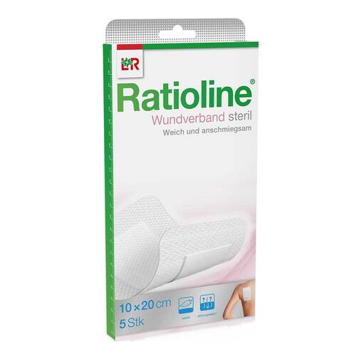 Ratioline Wundverband 10x20 cm steril - 1