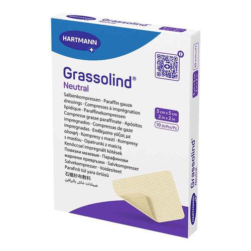 Grassolind Salbenkompressen 5x5 cm steril - 1