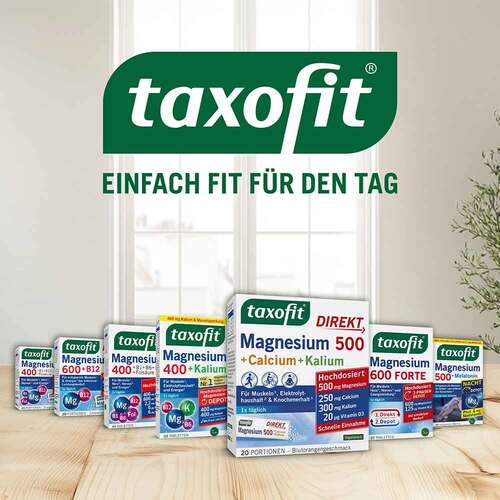 Taxofit Magnesium 500 + Calcium + Kalium Direkt Granulat  - 5