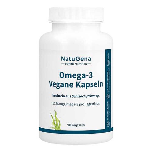 Omega-3 Vegan 1376mg 751 DHA 375 EPA Algen&ouml;l Kapseln  - 1