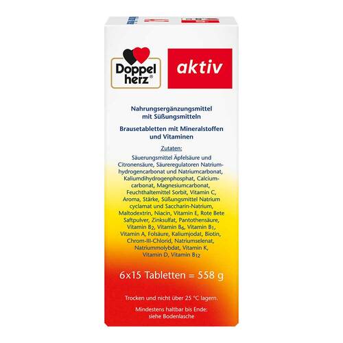 Doppelherz A-Z Multivitamin + Mineralien Brausetabletten  - 3