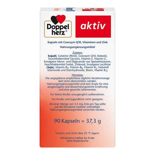 Doppelherz Coenzym Q10 + B Vitamine Kapseln - 3