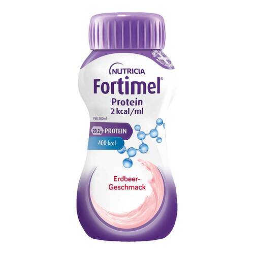 Fortimel Protein 2 kcal Erdbeergeschm.Trinknahrung - 1