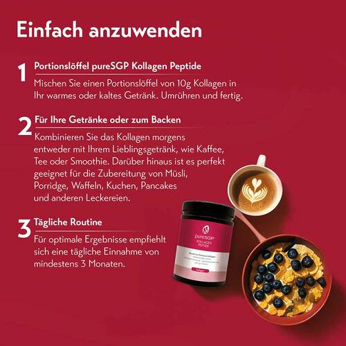 PureSGP Kollagen Peptide Pulver - 3