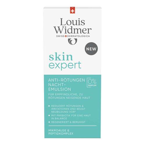 Widmer skinexpert Anti-R&ouml;tungen Nachtemulsion unp. - 2
