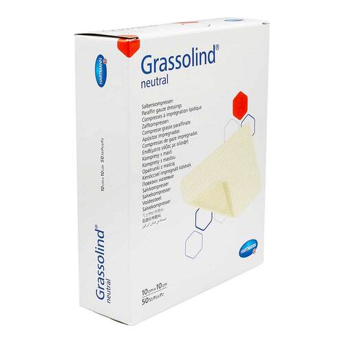 Grassolind Salbenkompressen 10x10 cm steril - 1
