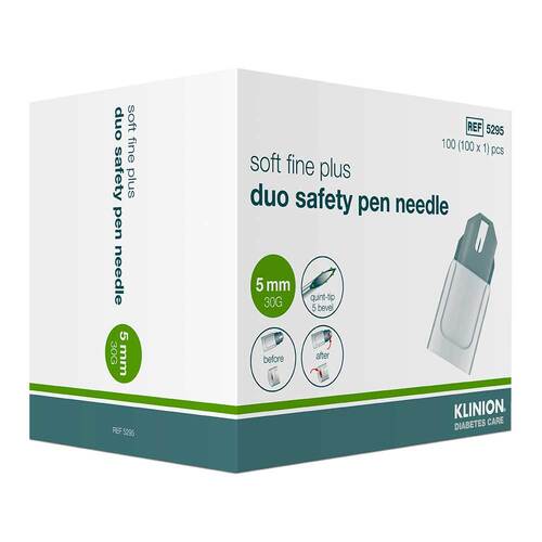 Klinion Soft fine plus duosafety Pen-Nad.5 mm 30 G - 1