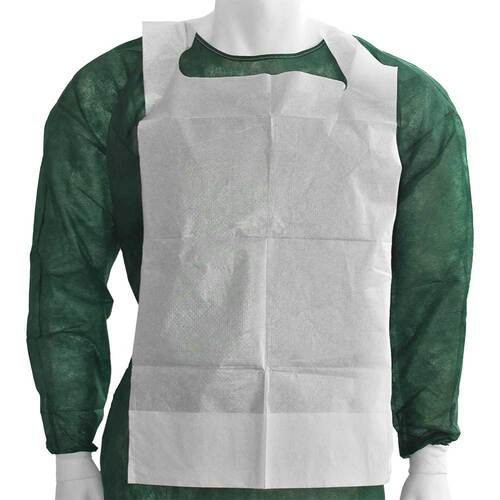 Maimed Einmal-Schutzl&auml;tz.mit Auffangta.37x66cm wei&szlig; - 3