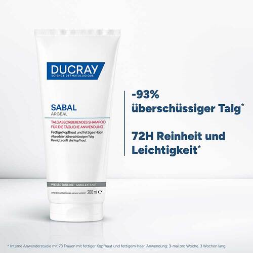 Ducray Sabal Argeal talgabsorbierendes Shampoo - 2