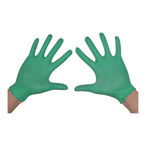 Handschuhe Einmal Nitril Bio S gr&uuml;n - 1