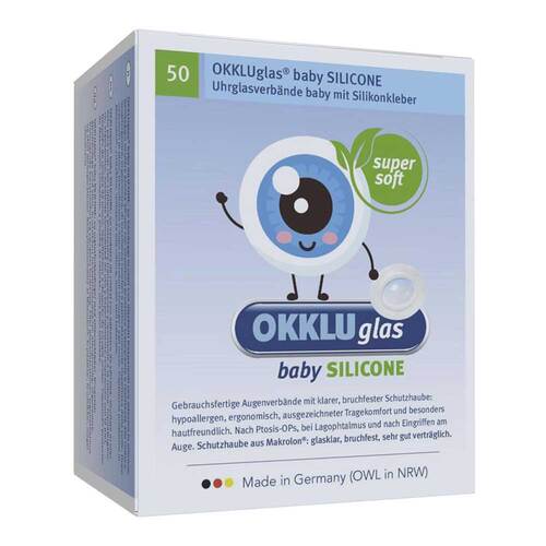 Okkluglas baby Silicone Uhrglasv.Silikonkleber - 1