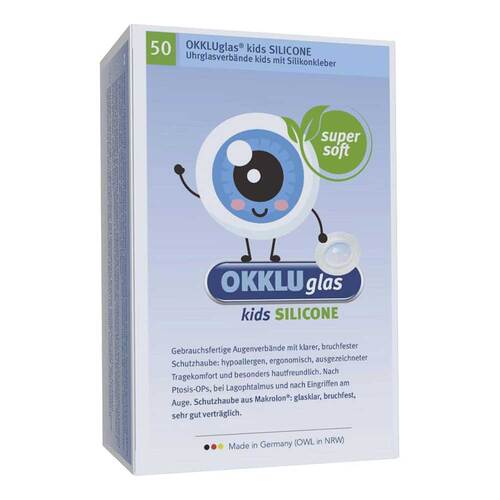 Okkluglas kids Silicone Uhrglasv.Silikonkleber - 1