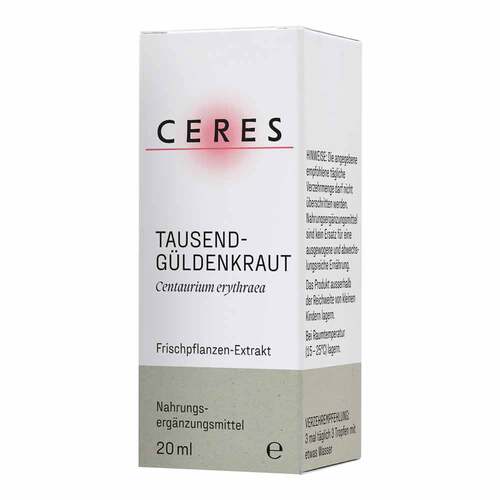 CERES Tausendg&uuml;ldenkraut Centaurium eryth.Extrakt - 5