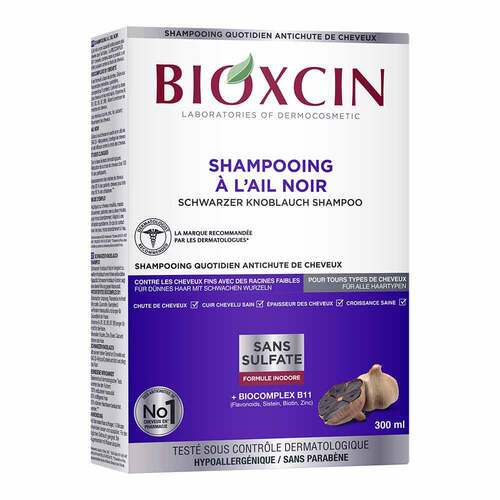 Bioxcin schwarzer Knoblauch gegen Haarausfall Shampoo - 1