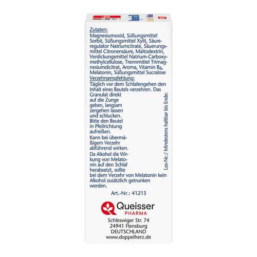 Doppelherz Magnesium 500 f&uuml;r die Nacht + Melatonin Direct - 3