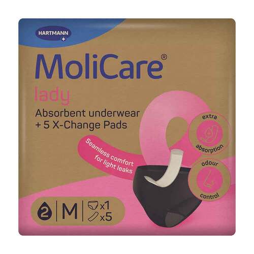 Molicare lady Absorbent underwear + 5 Pads Gr&ouml;&szlig;e M - 1