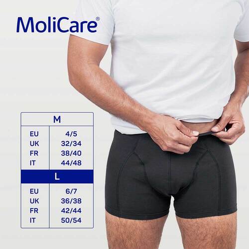 Molicare men Absorbent underwear + 5 Pads Gr&ouml;&szlig;e L - 6