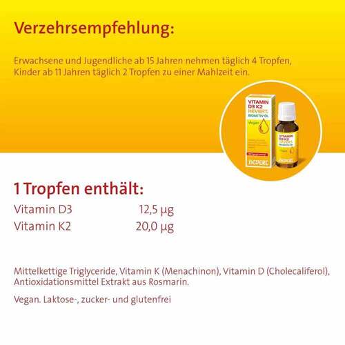 Vitamin D3 K2 Hevert Bioaktiv &Ouml;l - 2