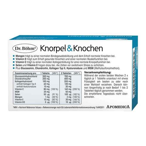 Dr. B&ouml;hm Knorpel &amp; Knochen Tabletten - 2